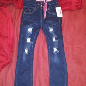 NWT Toddler Girl Ripped Jean